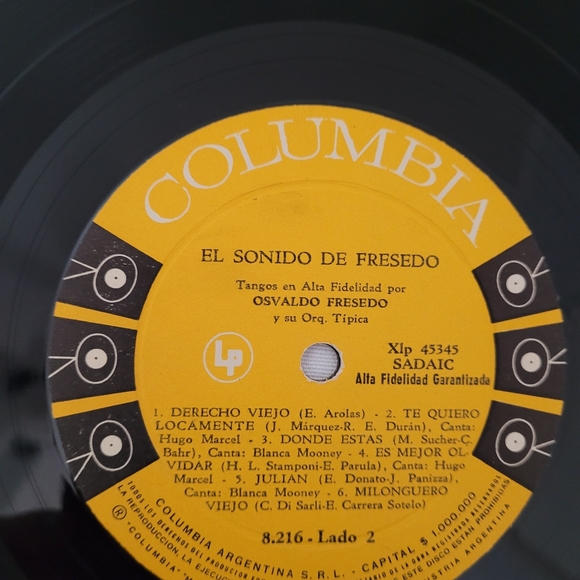 Osvaldo de Fresdo y Su Orquesta: El Sonido de Fresedo: Tangos en Alta Fidelidad - Picture 6 of 8